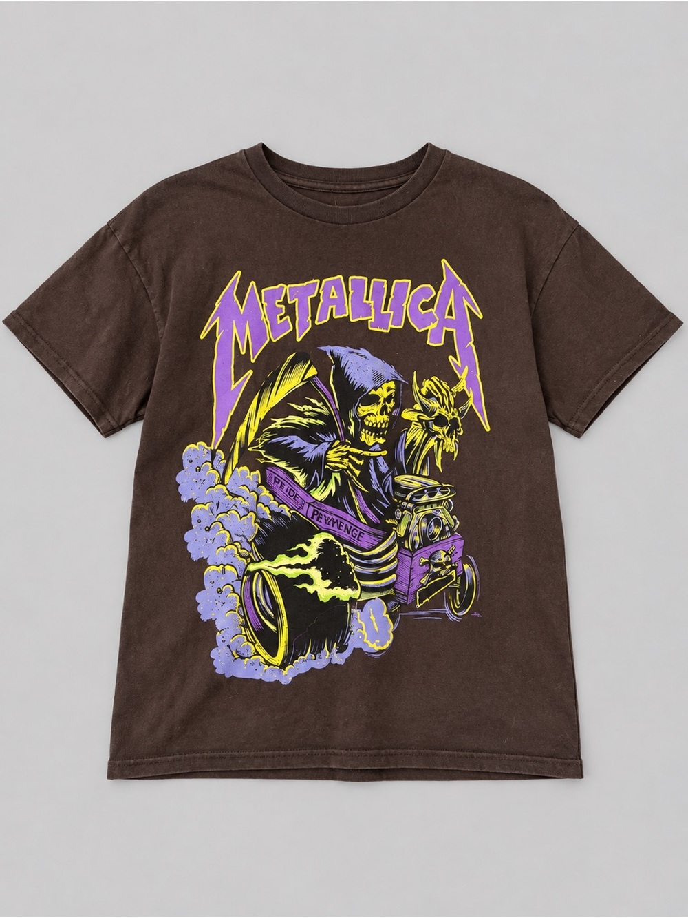 VTG Metallica “Here Comes Revenge” Grim Reaper Hot Rod graphic tee